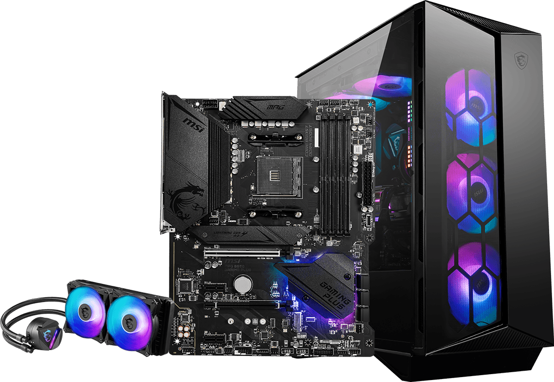 MSI MPG B550 GAMING PLUS AMD AM4 DDR4 M.2 USB 3.2 Gen 2 HDMI ATX