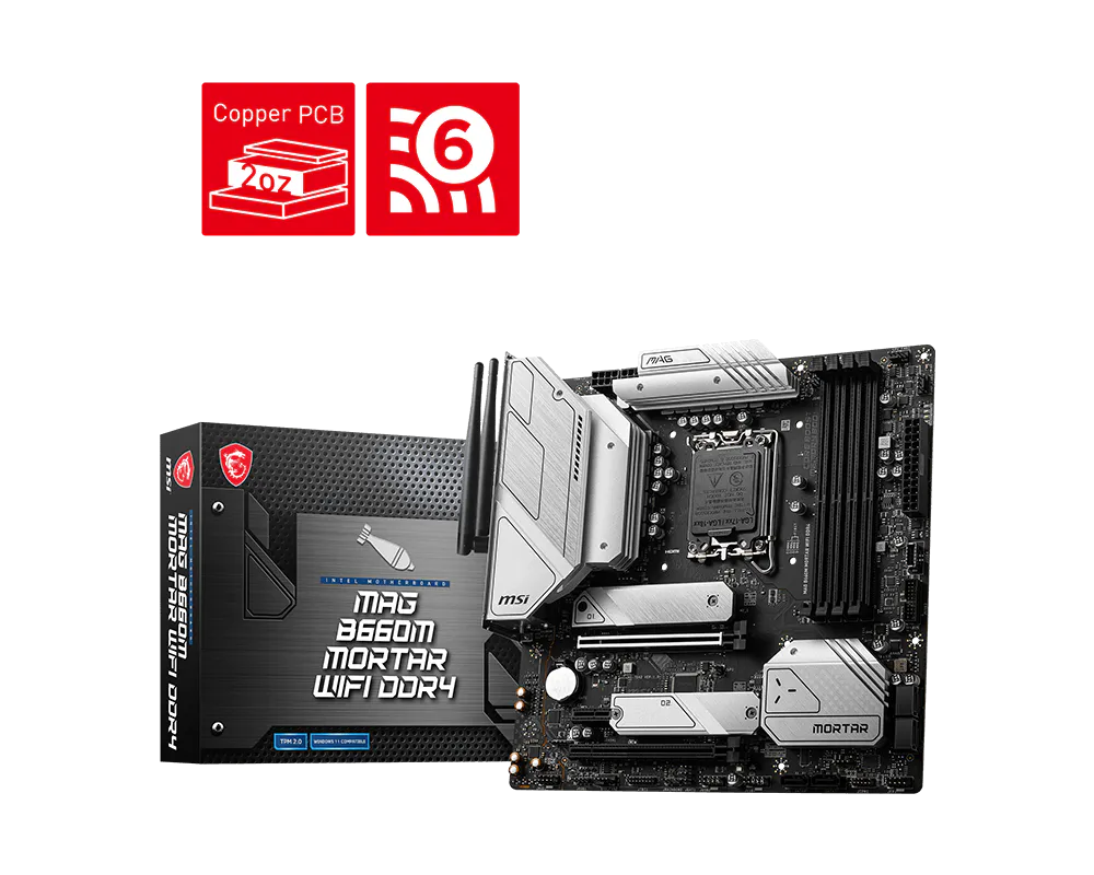 MAG B660M MORTAR WIFI DDR4