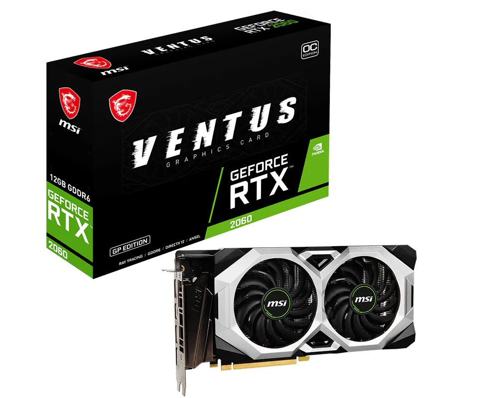 MSI GeForce RTX 2060 VENTUS GP 12G OC