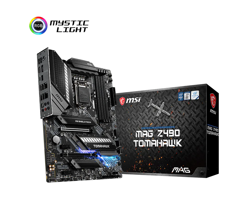 MSI MAG Z490 TOMAHAWK ATX Gaming Motherboard (10th Gen Intel Core