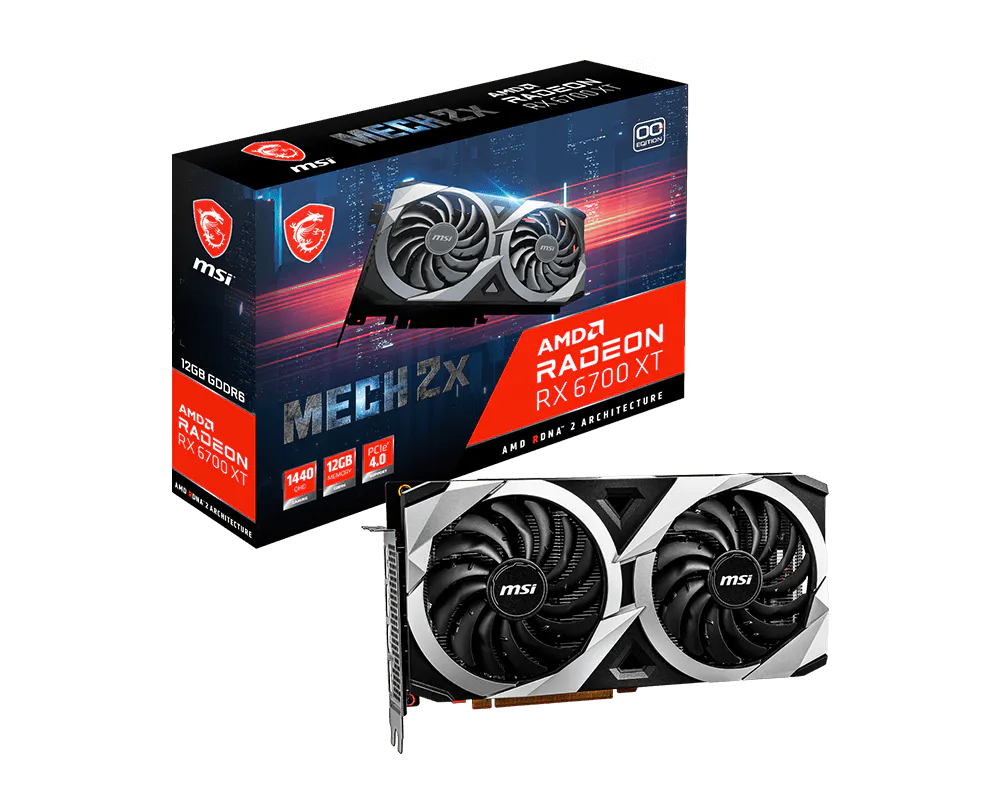 Overview Radeon™ RX 6700 XT MECH 2X 12G OC | エムエスアイ