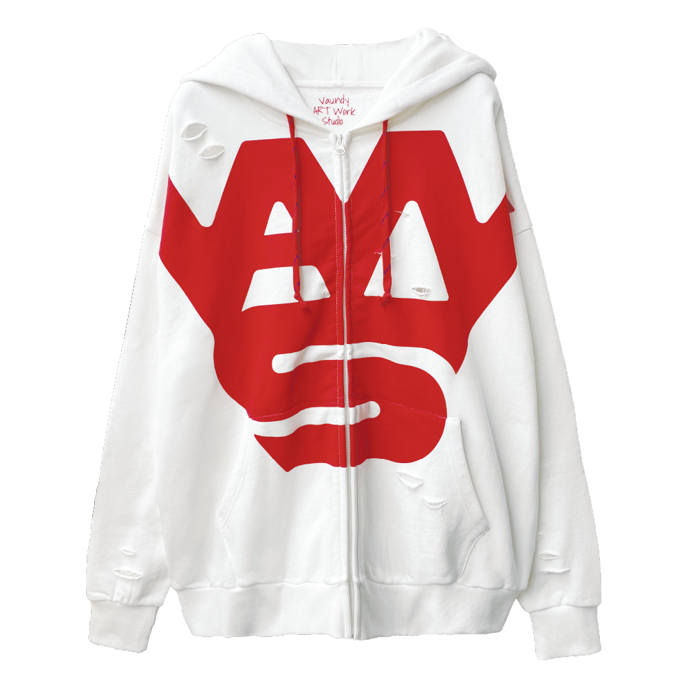 商品詳細ページ | Vaundy ONLINE STORE | VAWS Logo Hoodie [White]