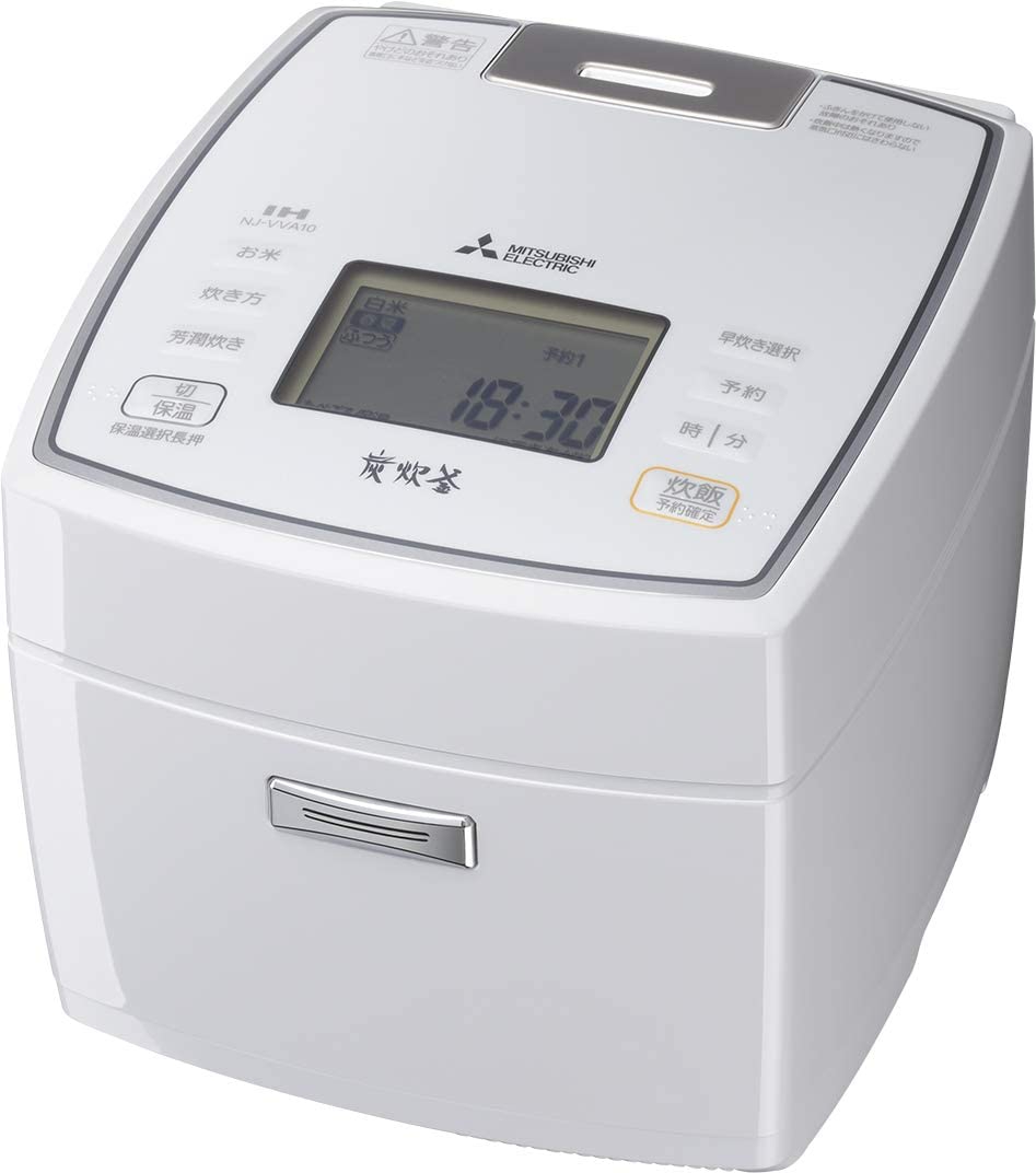 三菱電機(MITSUBISHI ELECTRIC) IHジャー炊飯器 備長炭炭炊釜 5.5合