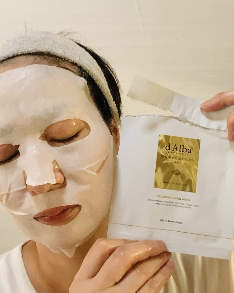 d'Alba プレミアムビーガンマスク & MediHeal マスク 2枚 d'Alba