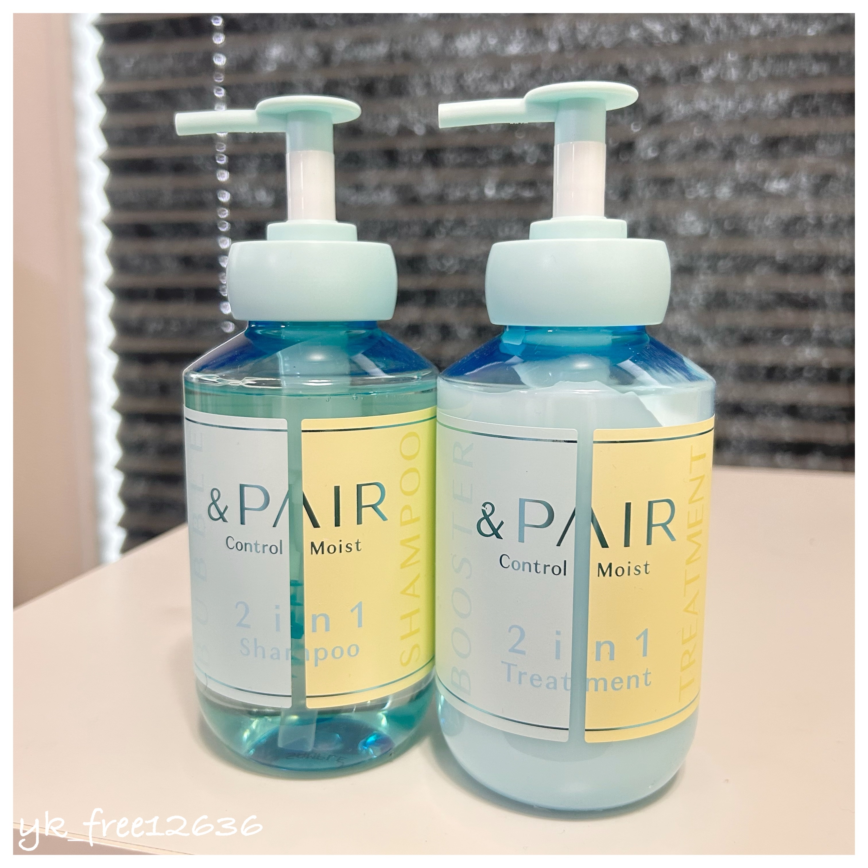 &PAIR(アンドペア) コントロール モイスト 2in1 シャンプー／ヘア