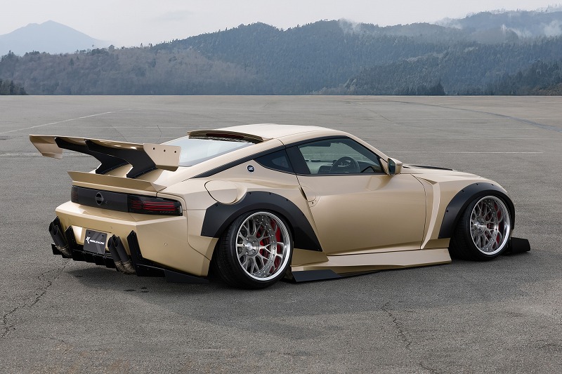 フェアレディRZ34標準ボディ対応バンパーエアロ開発中！竹ヤリ仕様4本