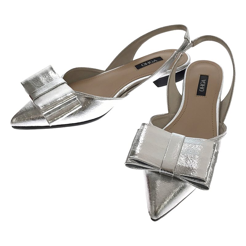 OHGA】シルバーパンプス 25cm OHGA】シルバーパンプス 25cm 楽天市場