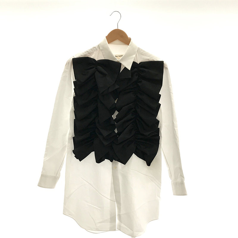 フロント ビッグフリル シャツ ブラウス | ブランド古着の買取・委託