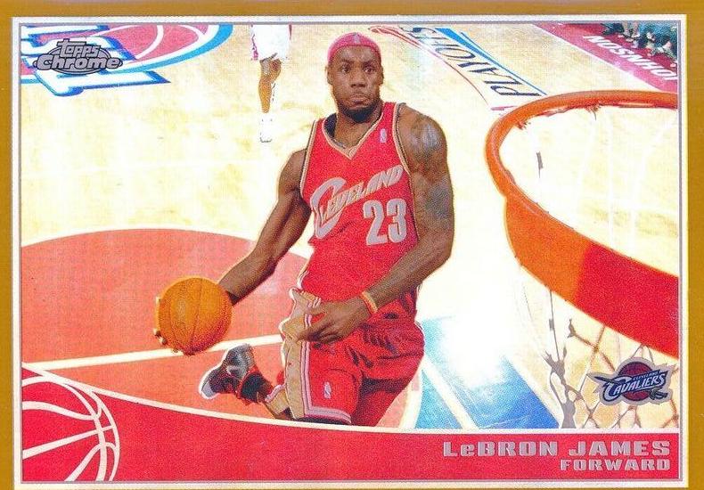 LeBron James [Gold Refractor] #16 Prices | 2009 Topps Chrome