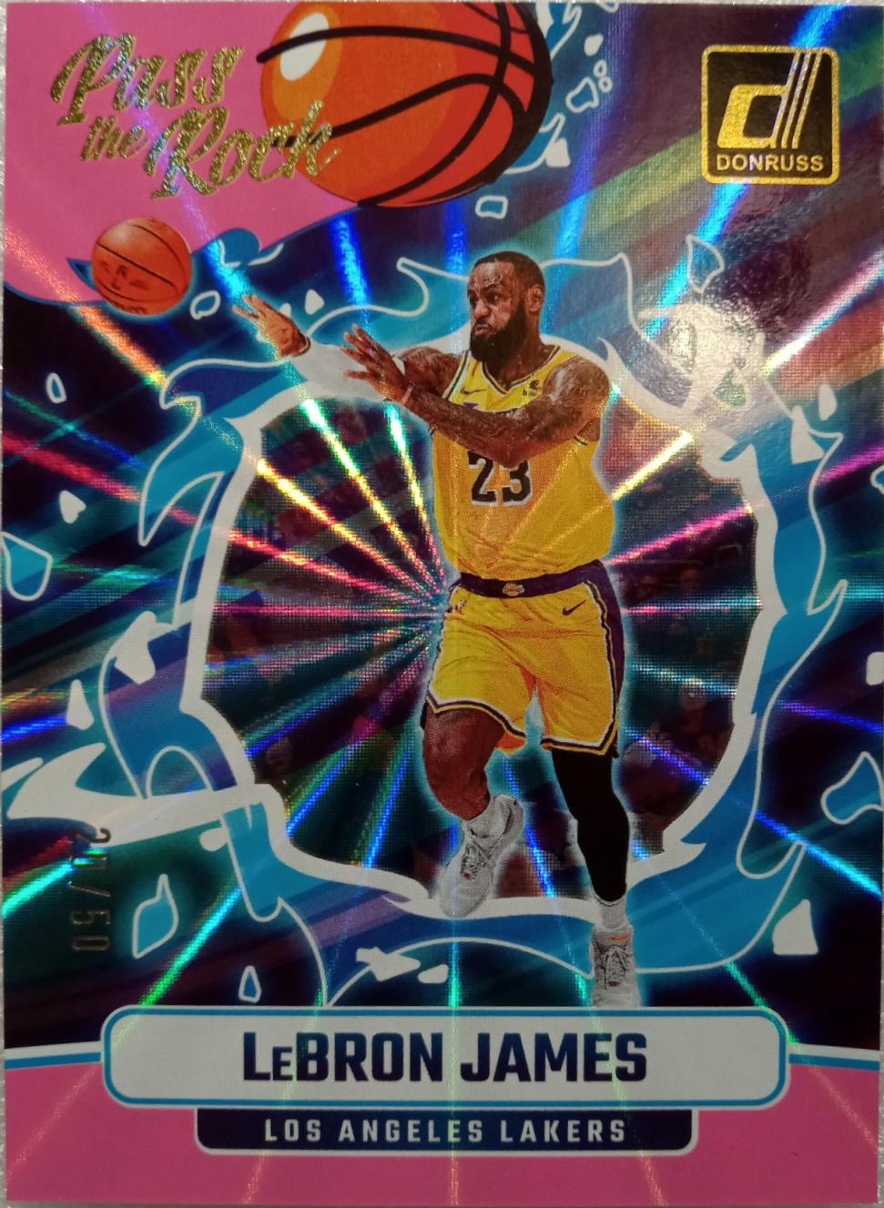 LeBron James [Pink Laser] #4 Prices | 2024 Panini Donruss Pass the