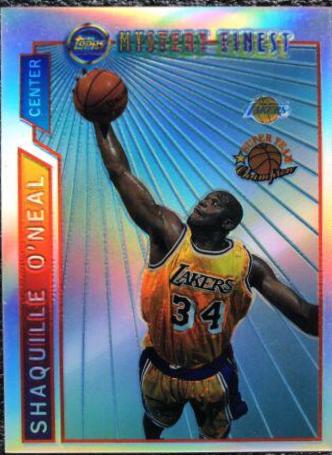 Shaquille O'Neal [Refractor] #M12 Prices | 1996 Topps Mystery