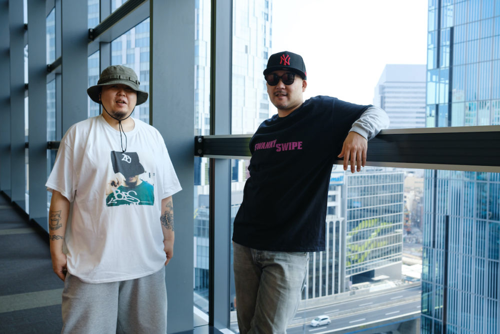 SWANKY SWIPE『Bunks Marmalade』 ＆ BES『REBUILD』のジャケ用いたT