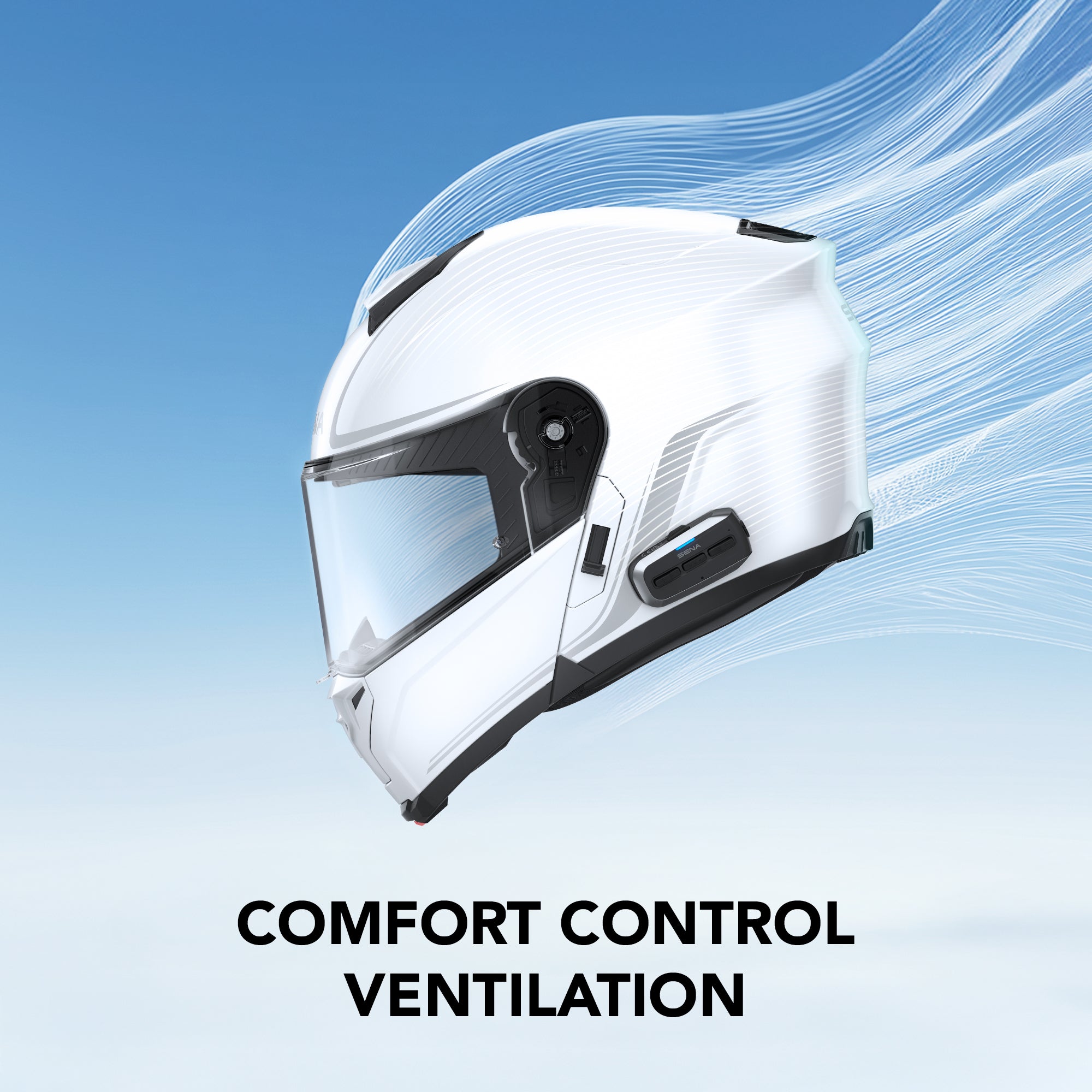 OUTRUSH 2 Modular Smart Motorcycle Helmet with Mesh Intercom