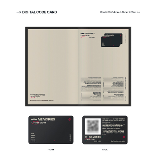 TOMORROW X TOGETHER MEMORIES : THIRD STORY DIGITAL CODE【デジタル