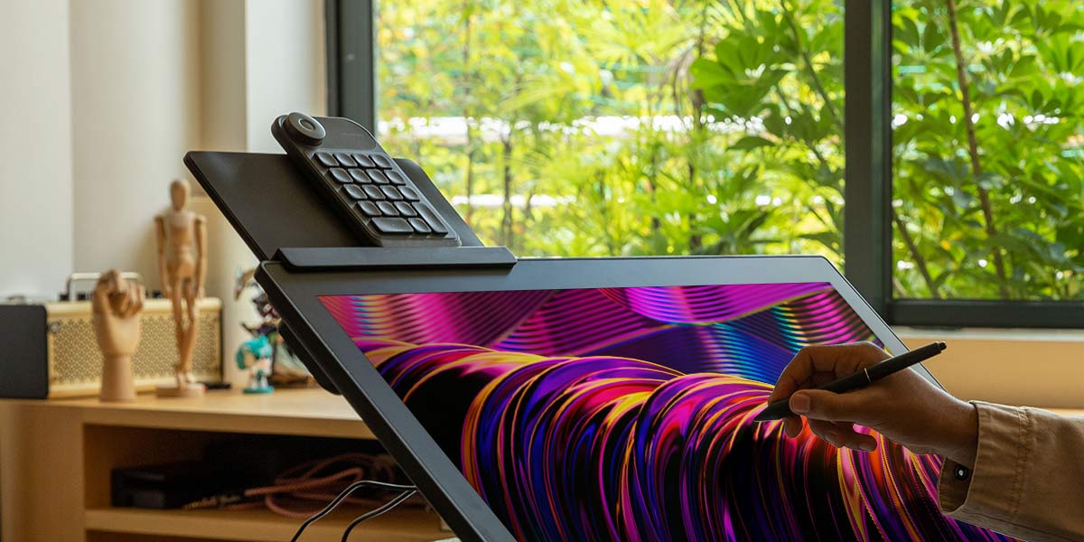 Huion Keyboard Holder for Kamvas Pro 24 (4K) and Kamvas Pro 27