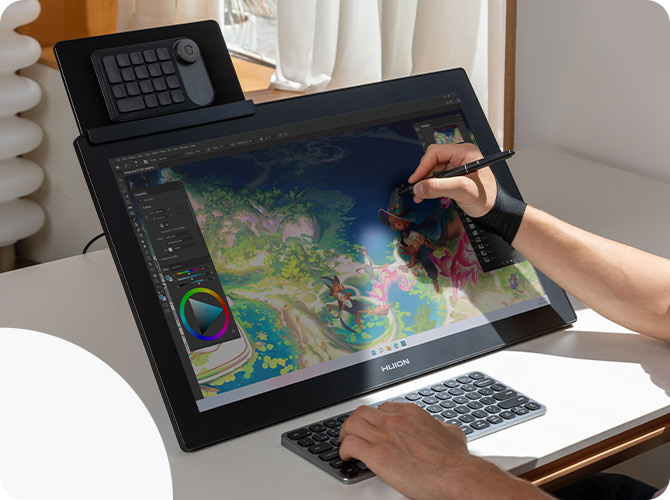 Huion Kamvas Pro 24 4K (Gen 3) プロ向け液晶ペンタブレット