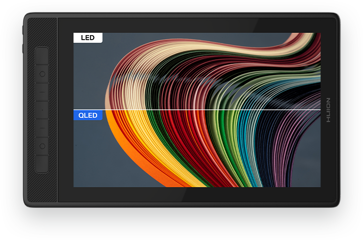 Huion Kamvas Pro 13 (2.5K) 13inch QHD+ Drawing Tablet with QLED