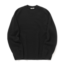 AURALEE / オーラリー | BABY CASHMERE KNIT P/O (メンズ) - Top Black