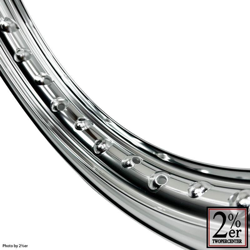 EXCEL H型アルミリム SR400/500 フロントディスク用2.15-18 ワンサイズ