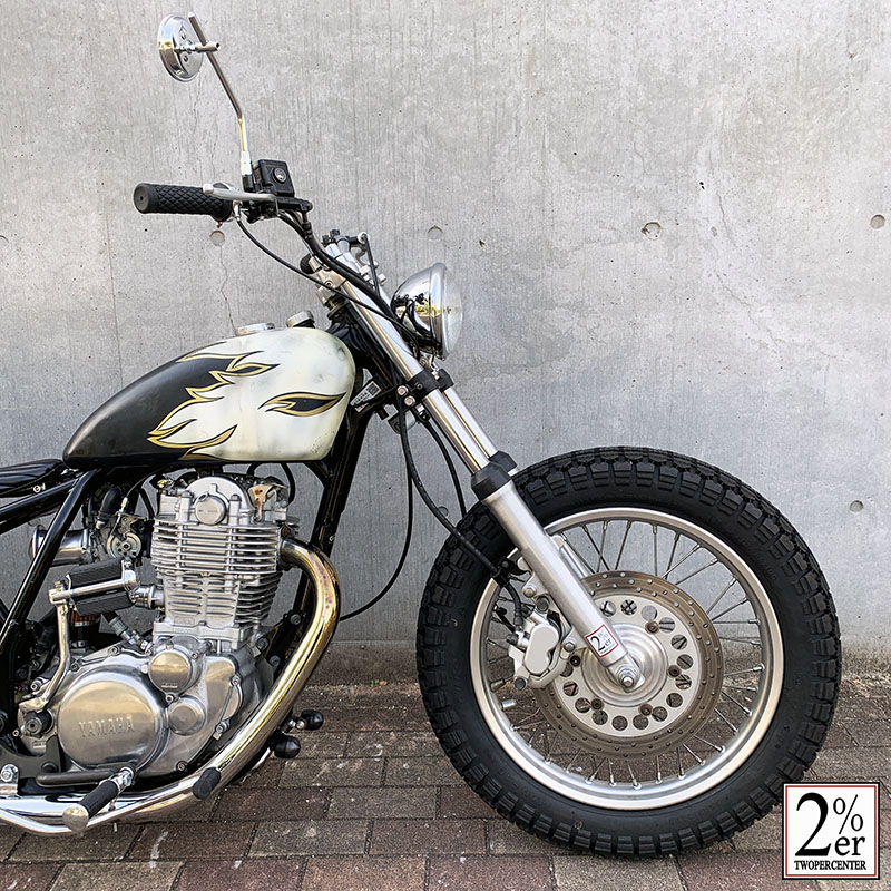 フロントディスク ハブキャップ スターバースト SR400/500 / 2％er