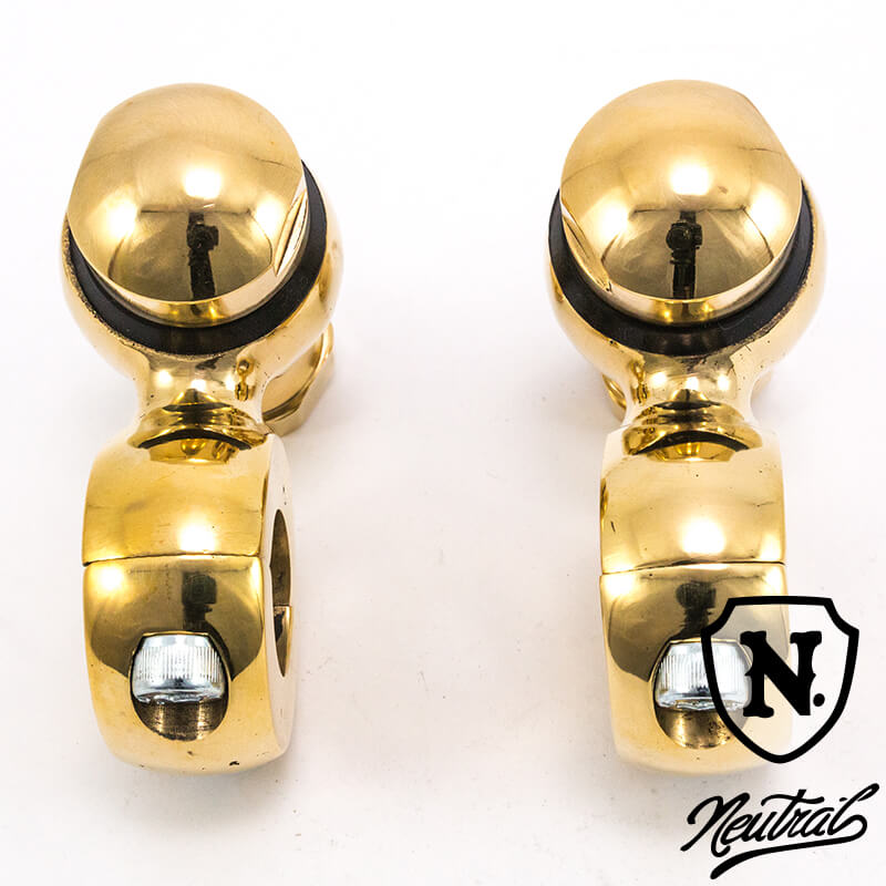 2インチ真鍮ドッグボーンライザー/1インチハンドル用 / 2％er