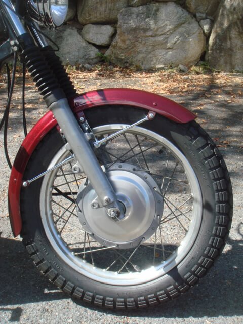 SR400/500用 2％er Original Iron Front Fender】フロントフェンダー