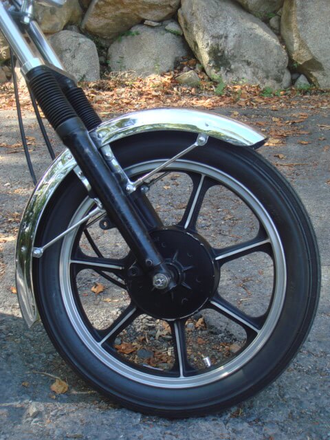 SR400/500用 2％er Original Iron Front Fender】フロントフェンダー