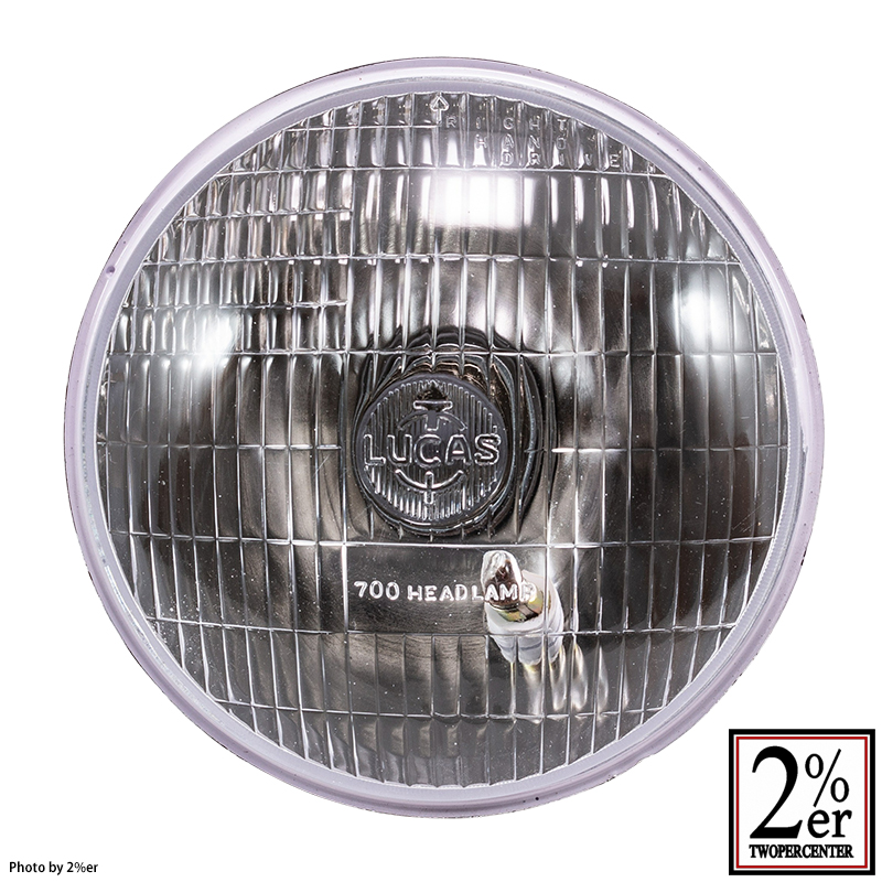 7インチルーカスタイプヘッドライトケース クローム / 2％er
