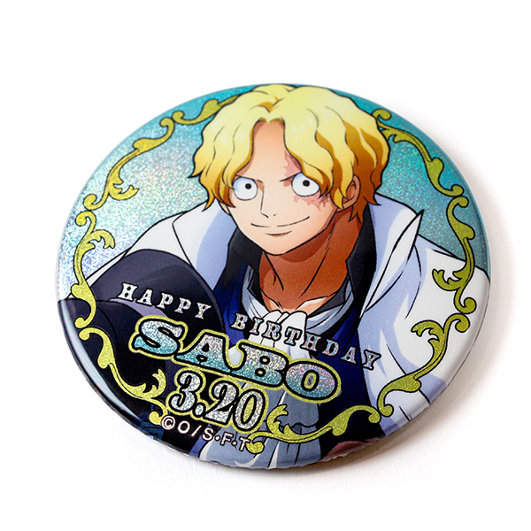 ワンピース】ハッピーバースデーホログラム缶バッジ［3.20 サボ
