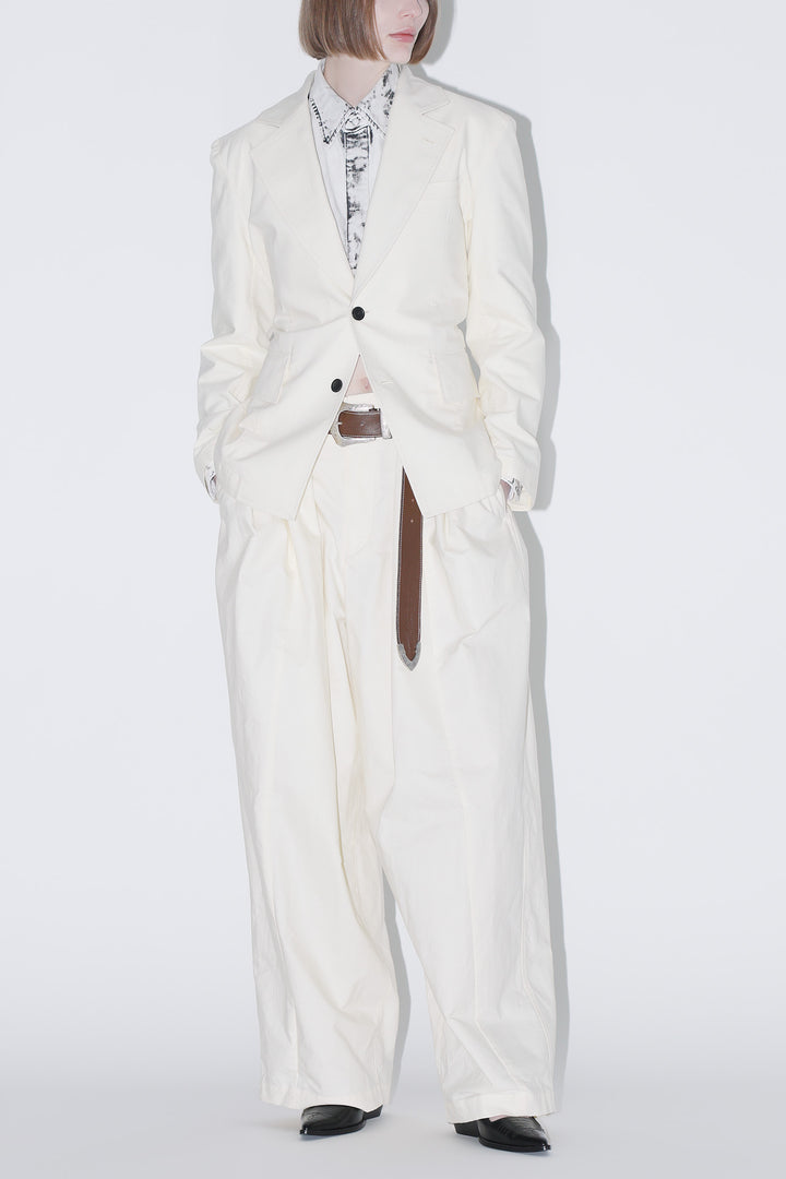 ACETATE TWILL SUSPENDER PANTS – TOGA ONLINE STORE