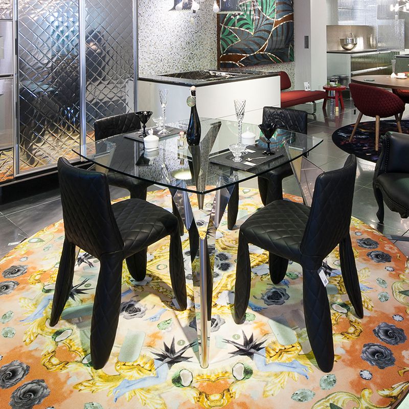 オリガミスクエア（ブラックトップ+ブラック脚）｜ トーヨーキッチン