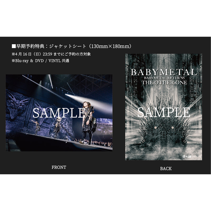 BABYMETAL RETURNS -THE OTHER ONE-（アナログ盤） – TOY'S STORE