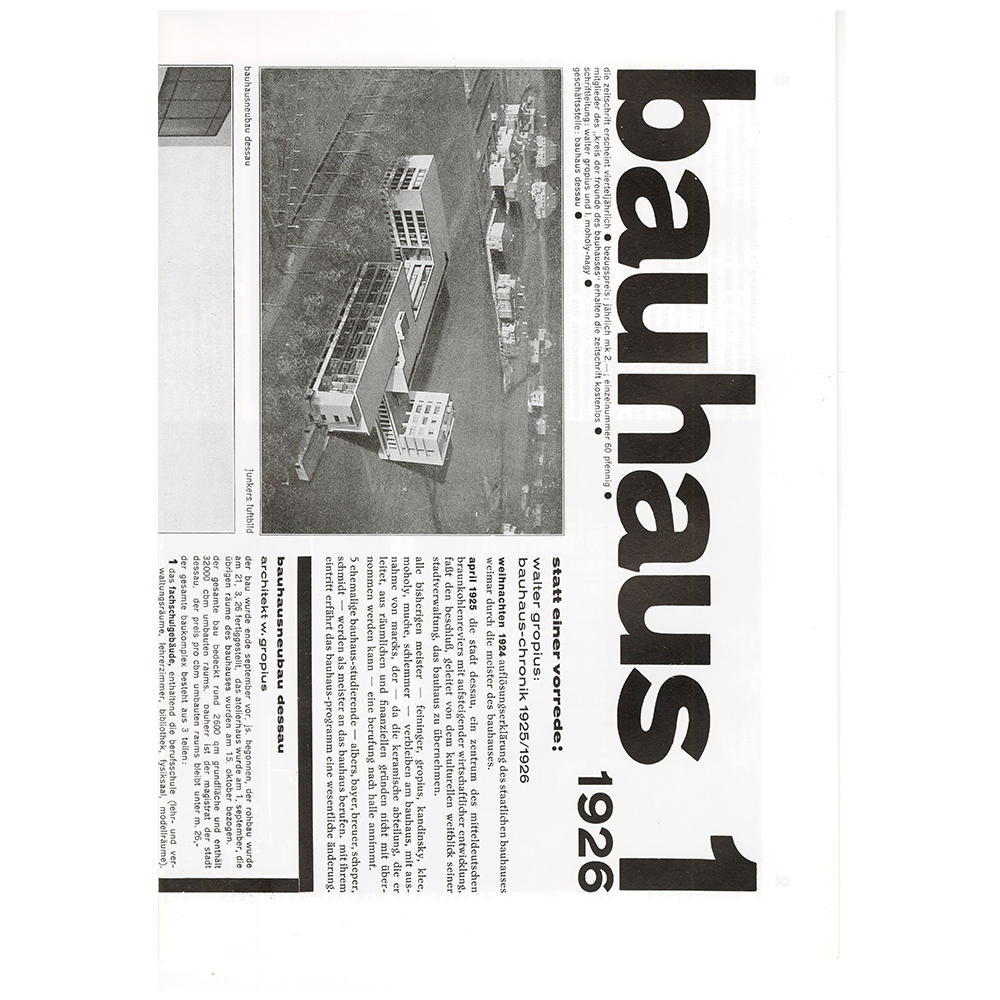 Bauhaus Journal 1926-1931 (Facsimile Edition) バウハウスジャーナル