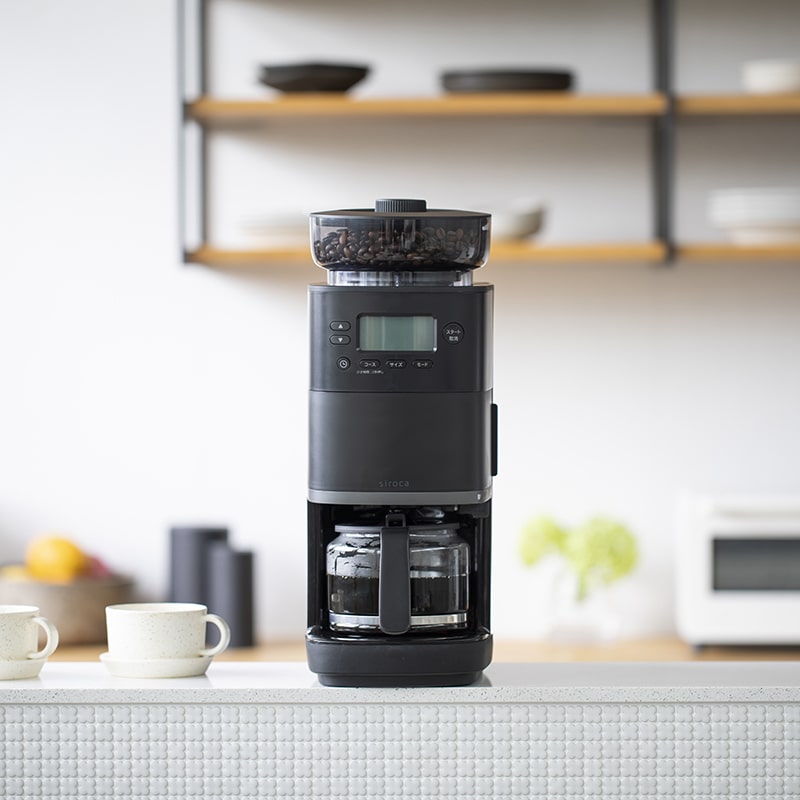 siroca シロカ コーン式全自動コーヒーメーカー カフェばこ PRO（CM