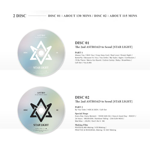 ASTRO / ASTRO The 2nd ASTROAD to Seoul [STAR LIGHT]【輸入盤】【DVD