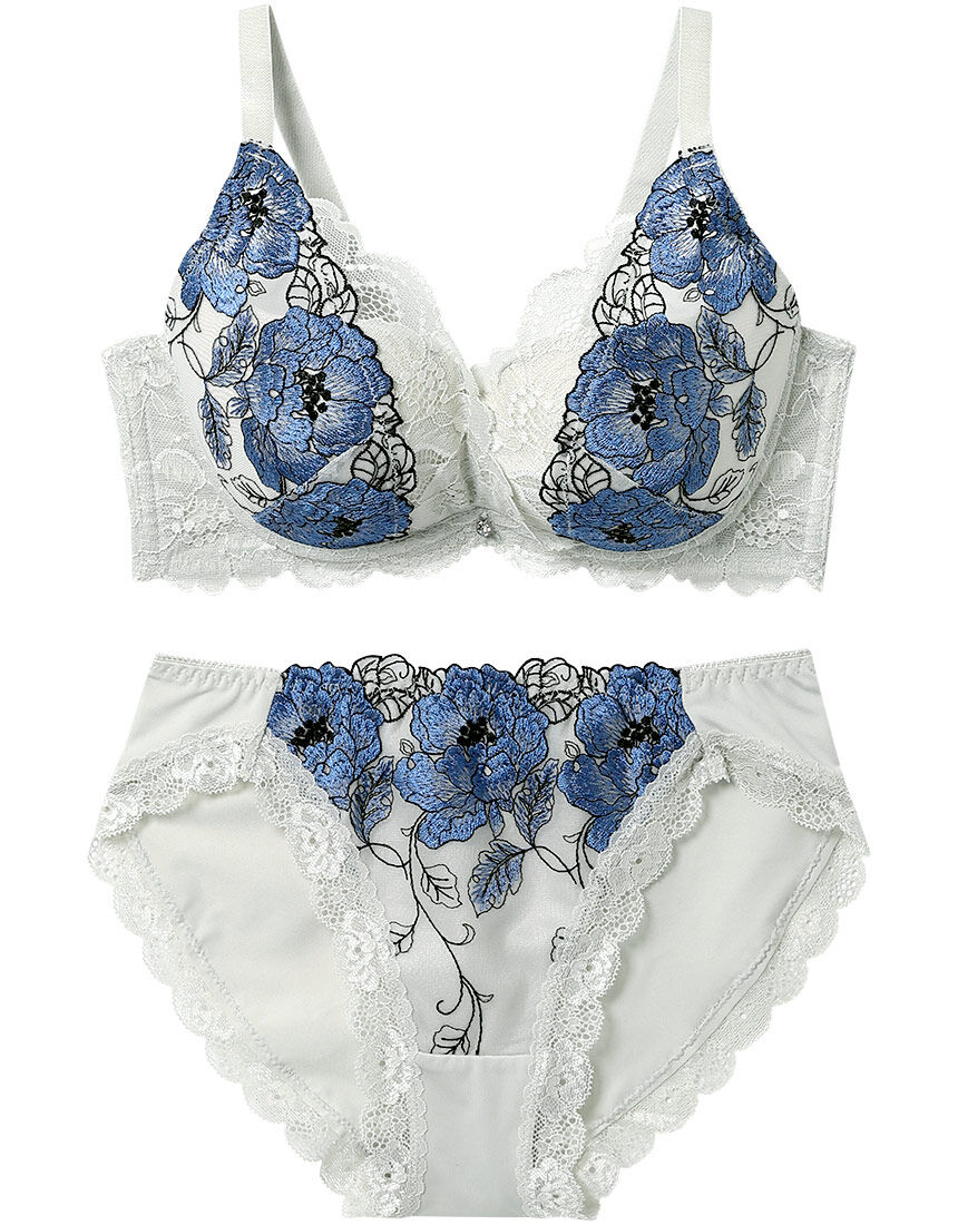 Lingè Noël ランジェノエル 美胸脇高 カシュクール型 ブラ＆ショーツ