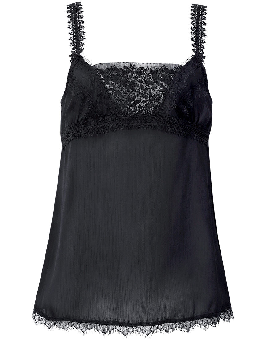 Dolce & Gabbana ブラックキャミソール ドルチェ＆ガッバーナ 2025年春