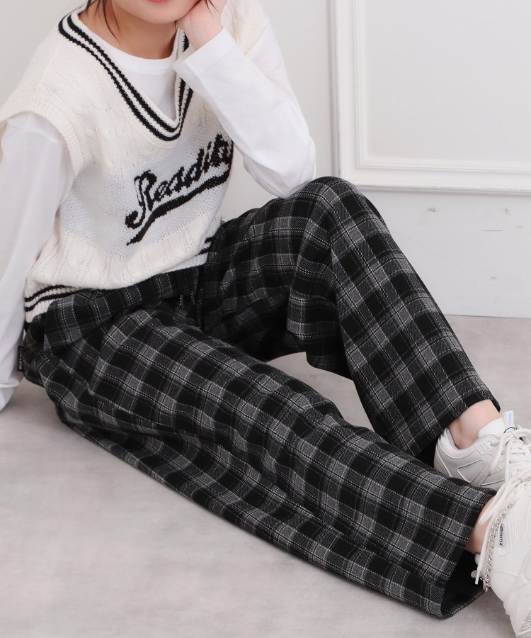 ◇裏起毛イージーロングパンツ（フルレングスパンツ） | PINK-latte