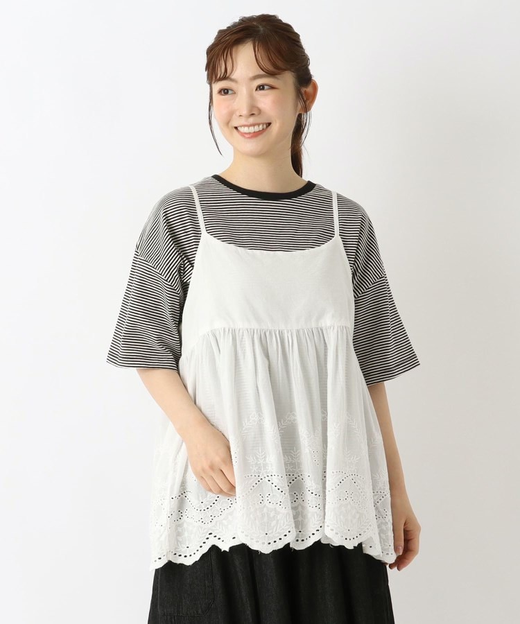 スカラップ刺繍 キャミソール（シャツ・ブラウス） | one'sterrace