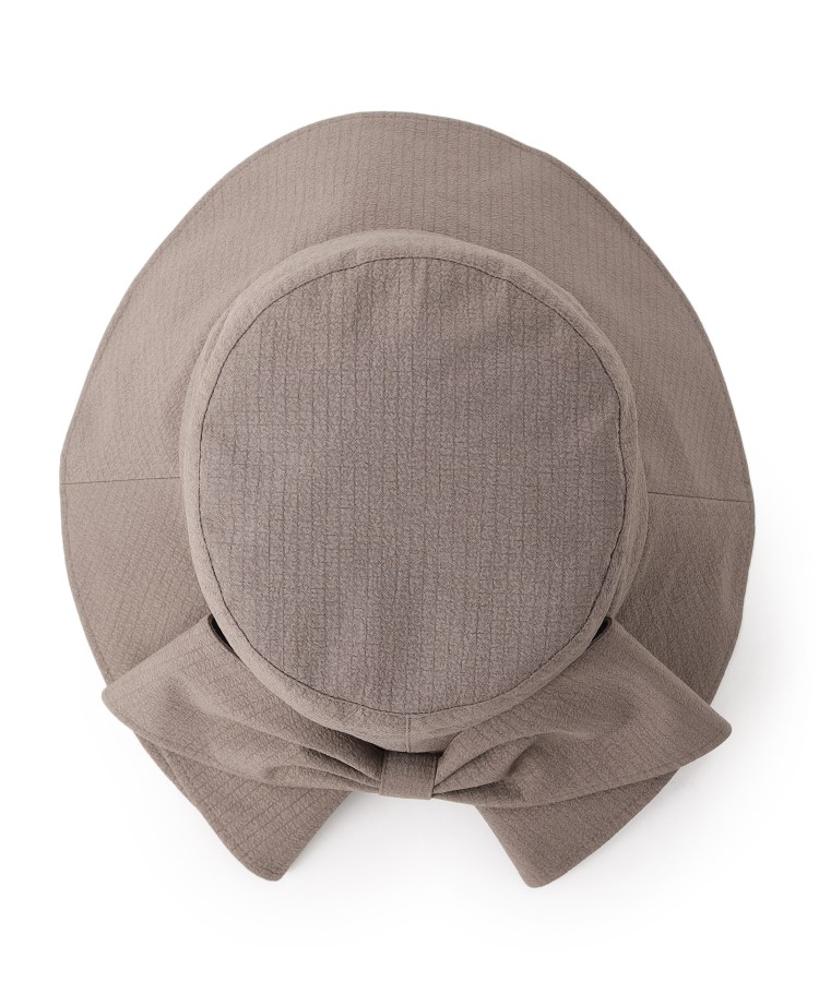 ワイドブリムリボンハット【UVカット・接触冷感・ウォッシャブル