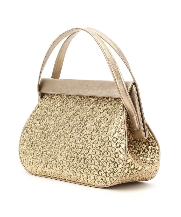 ヒロコハヤシ】 ジラソーレ ゴールド ミニ ハンドバッグ トート 保存袋