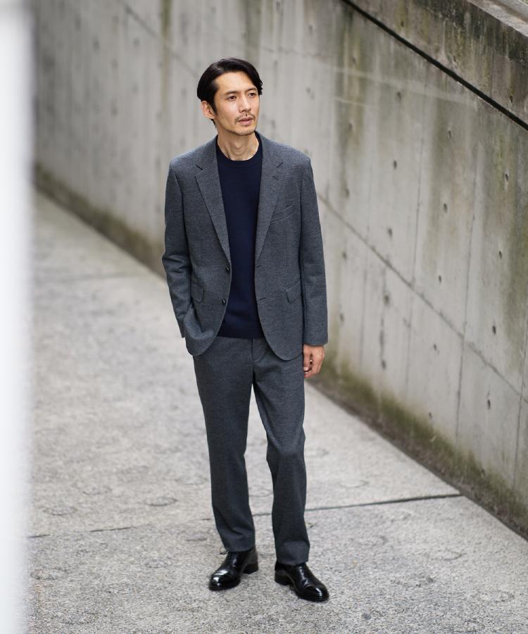 Sサイズ～】尾州織 ピンヘッドムリネ ジャケット（ジャケット(単品