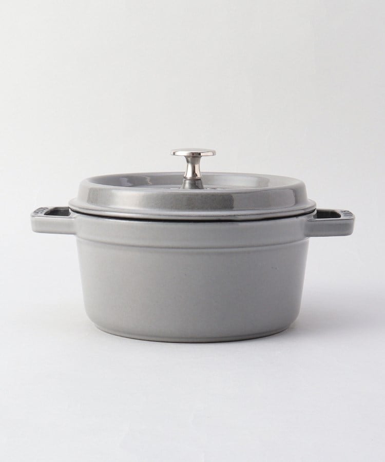 ◇Staub R20cmグレー＋ボウル×2ps セット ＜staub ストウブ＞（鍋