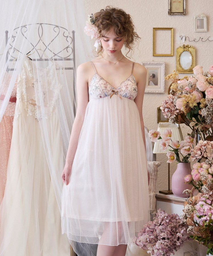 フェリーチェ カップ付マキシワンピース（その他） | Risa Magli