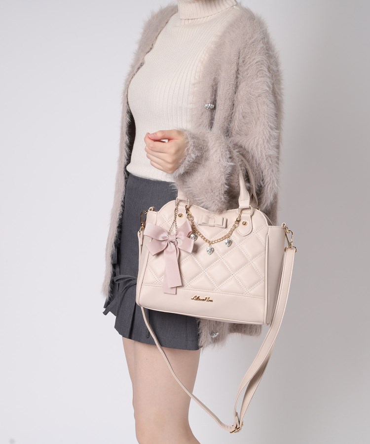 Wキルトチャーム付2WAYボストン（ボストンバッグ） | Ober Tashe