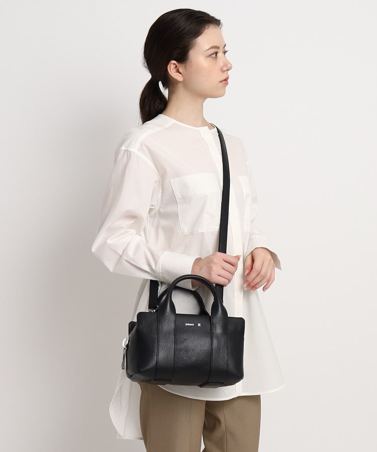 ランポ】レザーハンドバッグ S 2WAY 本革 ミニバッグ（商品番号：P25