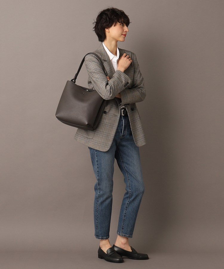 ポルタ】レザーショルダーバッグ M 本革（商品番号：P25-35421