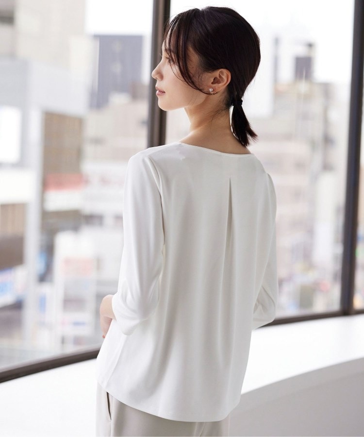 UVカット／汗ジミ抑制】透けないカットソー【7分袖／S～3L