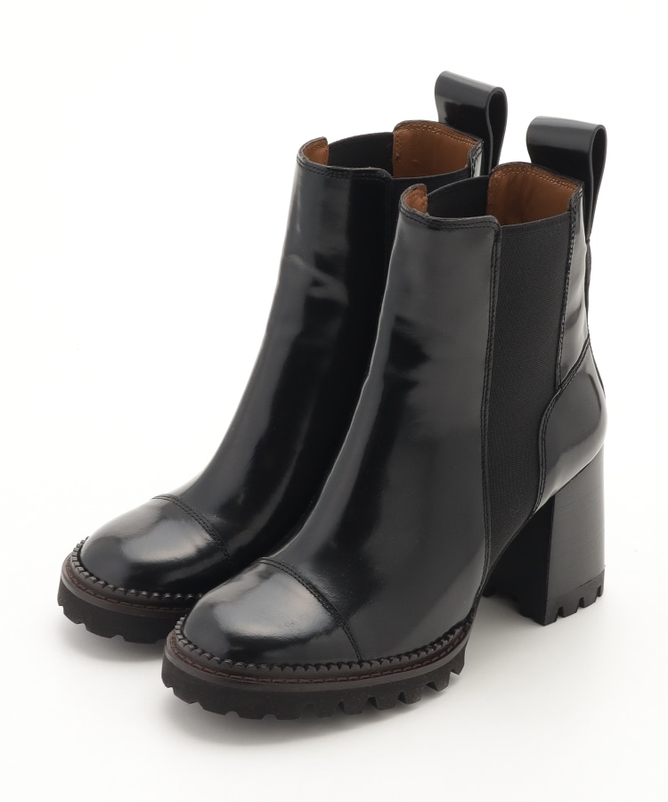 SEE BY CHLOE(シーバイクロエ) サイドゴアヒールブーツ（ブーツ