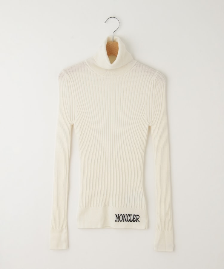 MONCLER(モンクレール） ロゴ入りタートルネックニット（ニット